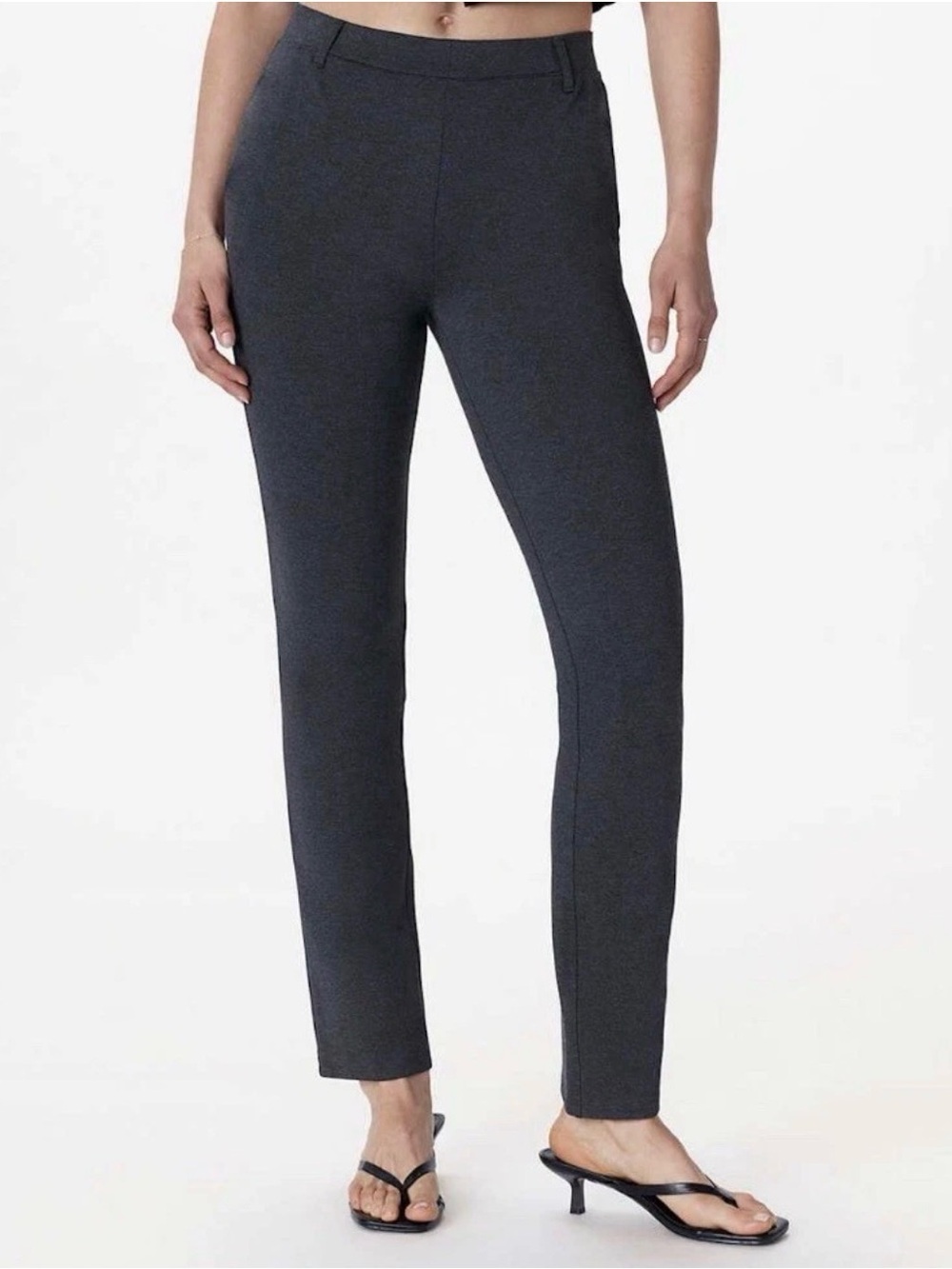 Quince Women's Dark Gray Ponte Pants